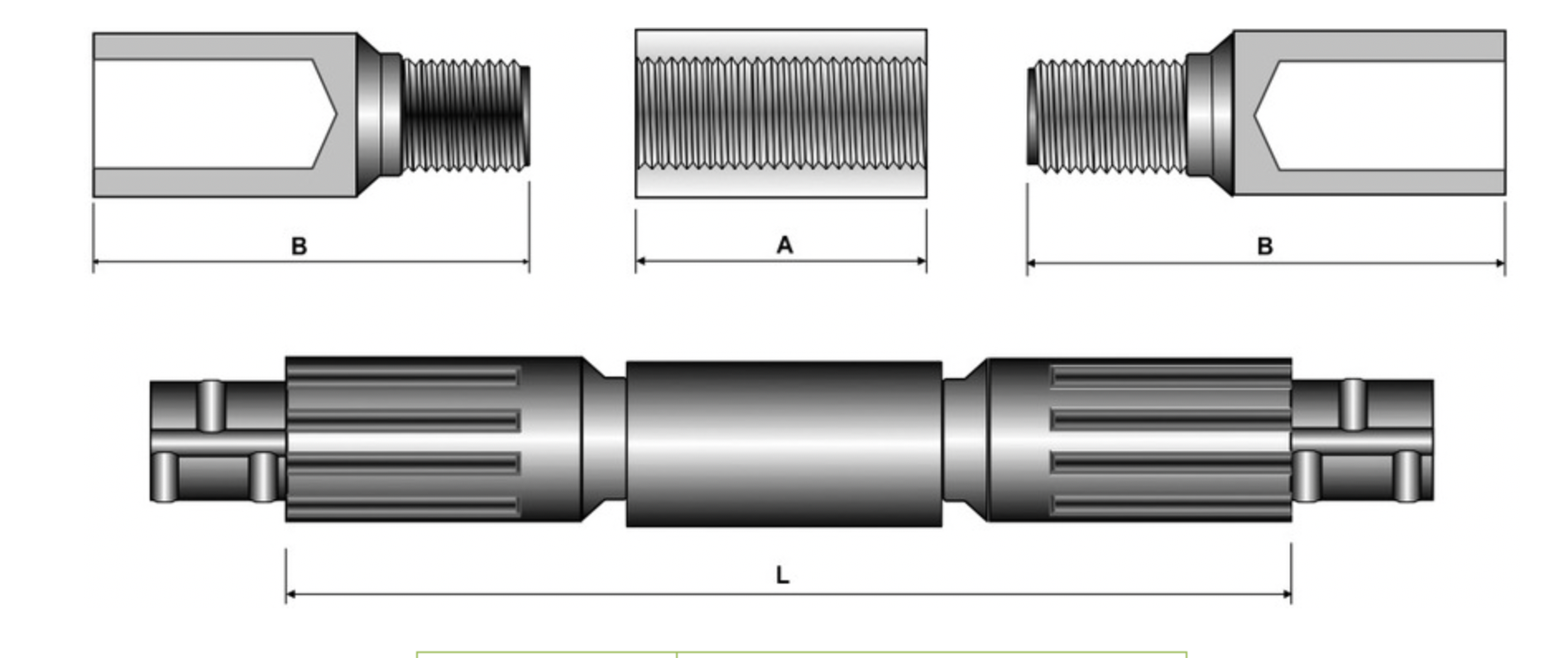 Three-Pieces Hydraulic-Grip Coupler diagrams