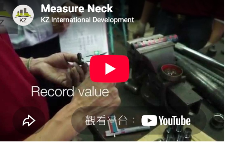 Measure neck